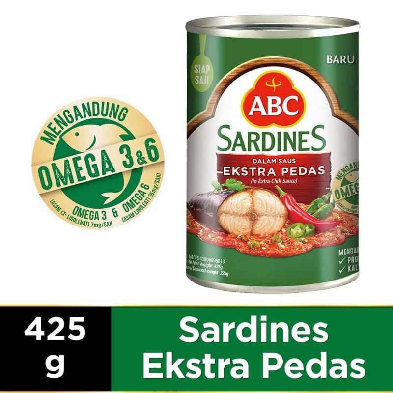 

ABC SARDINES EKSTRA PEDAS