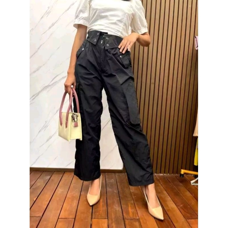 (PO - PRE ORDER) Nara cargo - cargo kantong lipat - parasut cargo - cargo basic - celana kantong - c