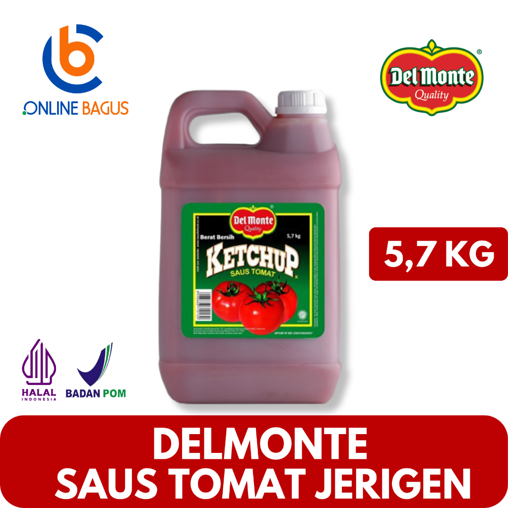 

Delmonte Saus Tomat Kemasan Galon 5.7 Kg