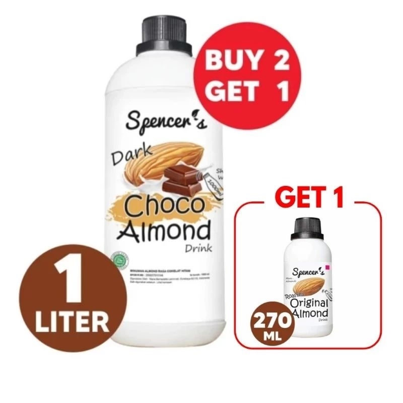 

Susu Almond - Dark Choco (1000ml), ASI Booster FREE Sugar