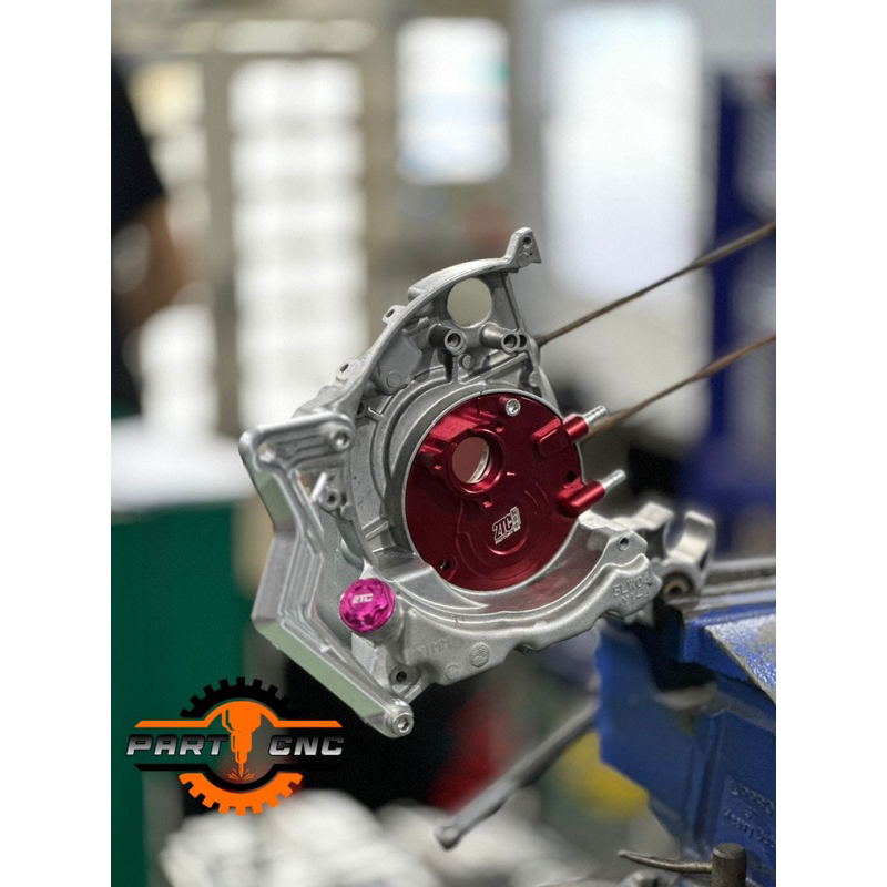 ADAPTOR OIL COOLER MIO COVER OIL COOLER MIO ALUMUNIUM T6 CNC