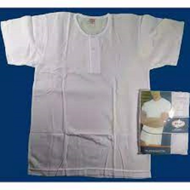 ART V49I kaos oblong pria baju dalam pria kaos kancing pria Kaos Oblong Pria Kancing Jovac