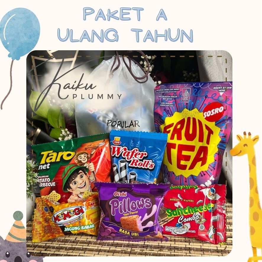 

( Paket A ) Hampers Natal / Hampers Ulang Tahun / Paket Ulang Tahun / Snack Ulang Tahun / Bingkisan Snack Ultah Anak / Hampers Lebaran / Snack Lebaran