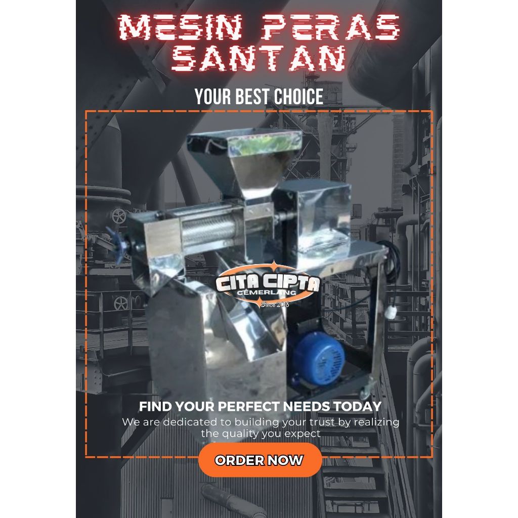 Mesin Peras Santan - Pemeras Santan - Peras Kelapa