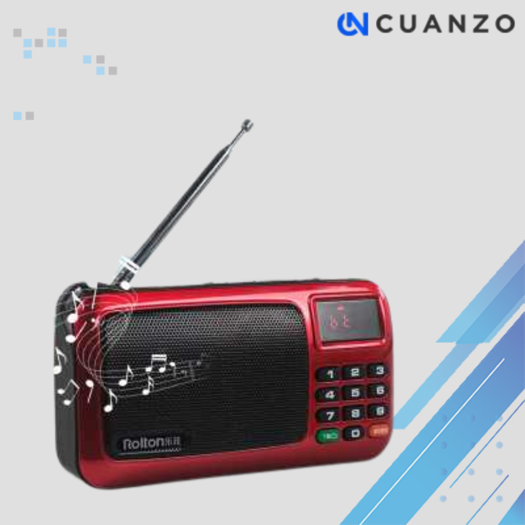 Rolton W405 Portable FM Radio Player TF Card / Tf Player Radio Fm Mp3 Mini Full Bass Besar / Radio F