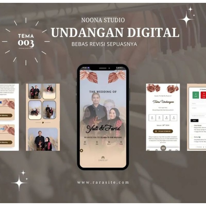 UNDANGAN PERNIKAHAN DIGITAL - WEBSITE INVITATION - WEDDING INVITATION