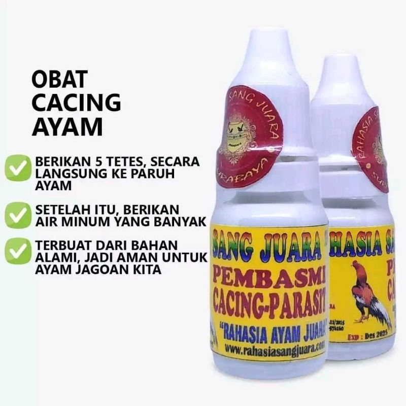 OBAT Cacing AYAM Aduan 15ml