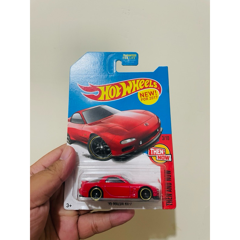 hotwheels 95 mazda rx7 kmart merah