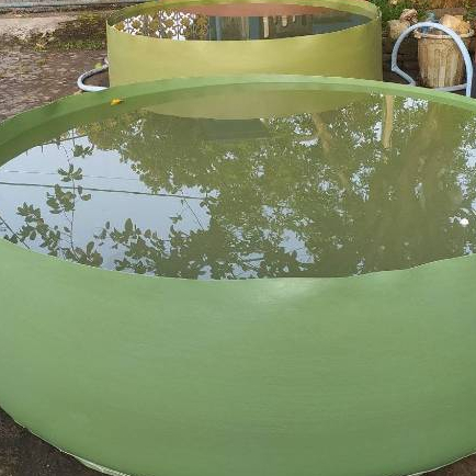 Kolam portabel kolam vat bundar tanpa rangka kolam lele bak air tandon air kolam ikan kecil