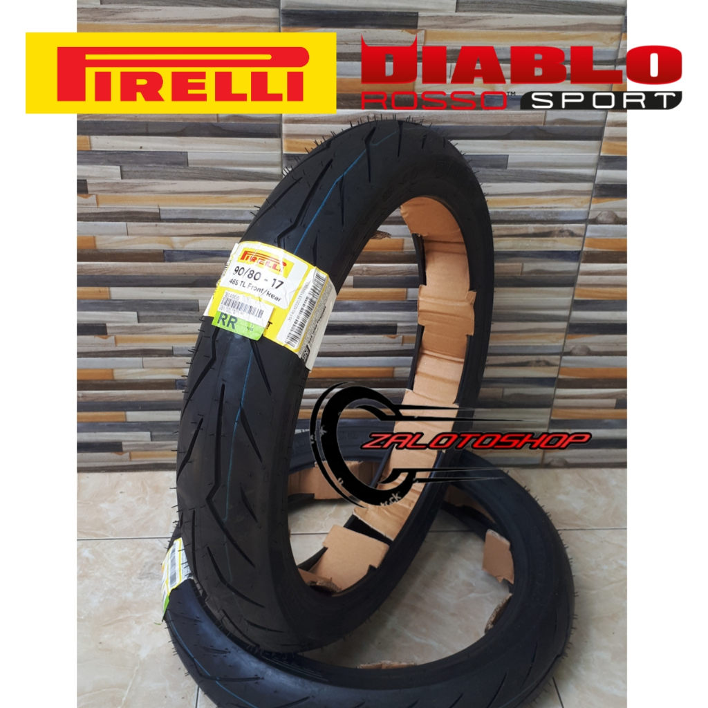 Ban Motor Pirelli Diablo Rosso Sport 90/80 R17 untuk Motor Sport