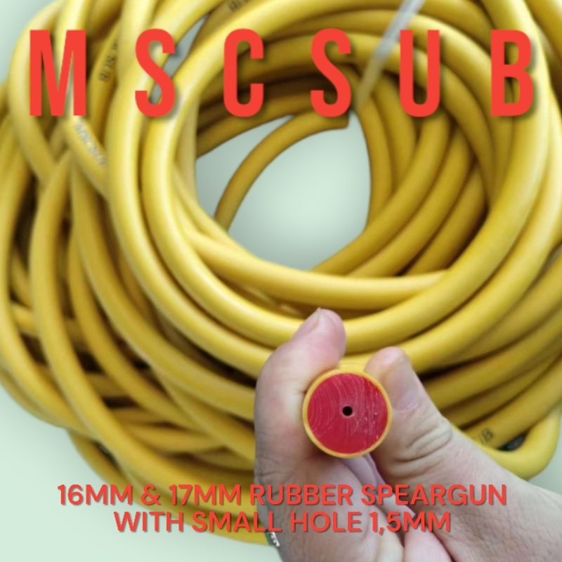 KARET SPEARGUN KUNING 16MM & 17MM BUKAN EPSEALON, CRESSI, SIGALSUB, ROB ALLEN, PRIMELINE