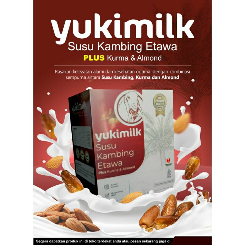 

YUKIMILK SUSU KAMBING PLUS KURMA DAN ALMOND MENAIKKAN TROMBOSIT DAN PENAMBAH DARAH