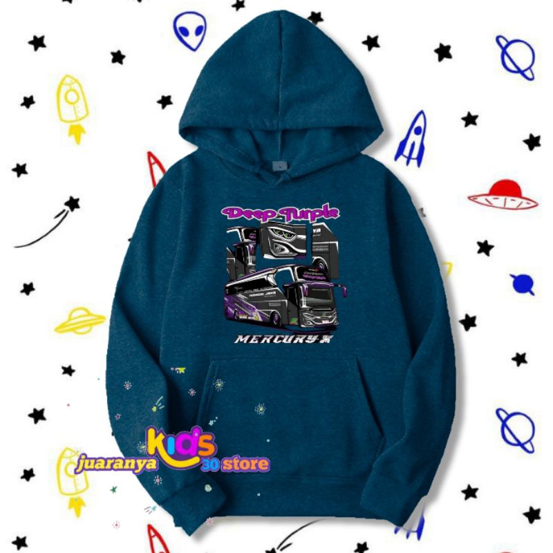 Hoodie anak sweater jumper bus purple Hoodie purple sweater kids