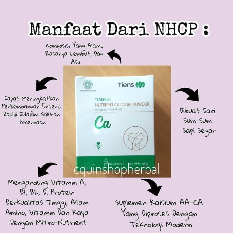 

Nutrient High Calcium Powder susu tinggi kalsium / nhcp/ susu peninggi badan / tinggi badan / obat peninggi badan / suplemen peninggi badan / obat rematik / sakit pinggang / sakit tulang / tulang keropos / peninggi badan anak / obat tinggi / tambah tinggi