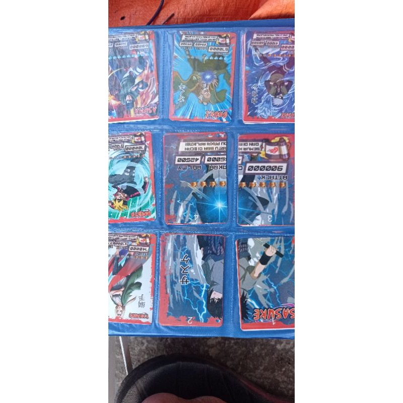 kartu naruto ultimate ninja storm 5 scan di hp isi 1pak 36 kartu