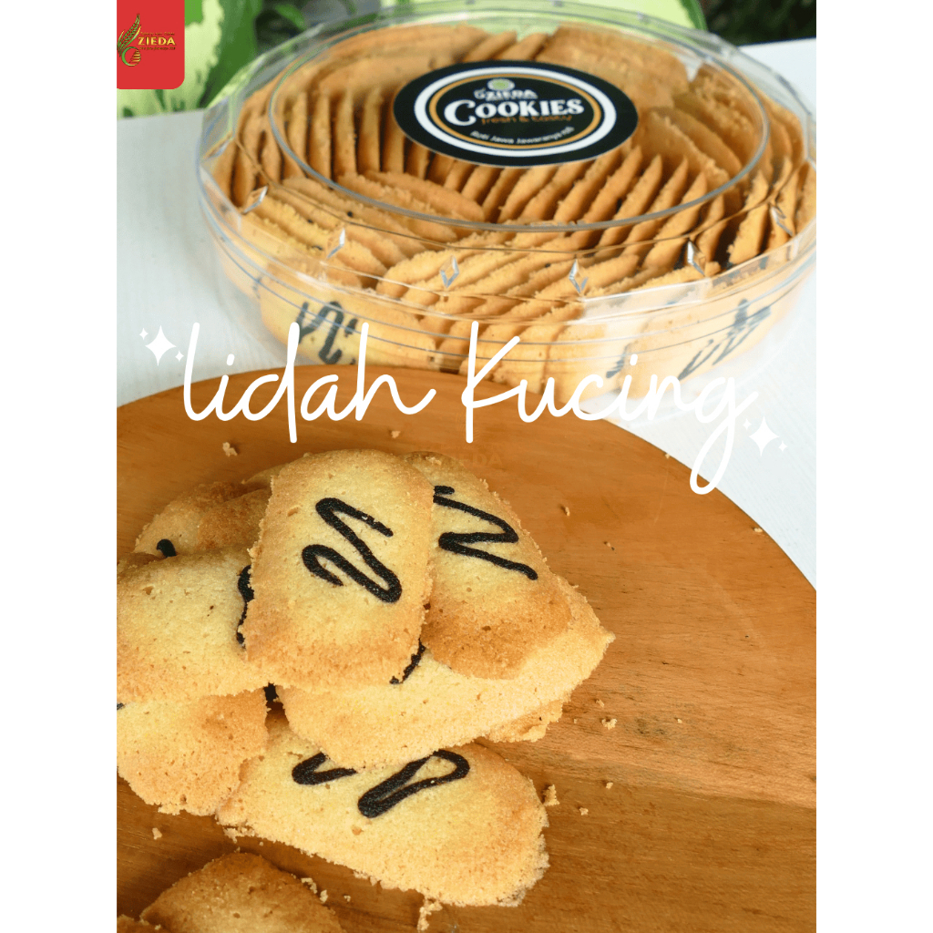 

LIDAH KUCING - KUE LEBARAN Cookies Kering