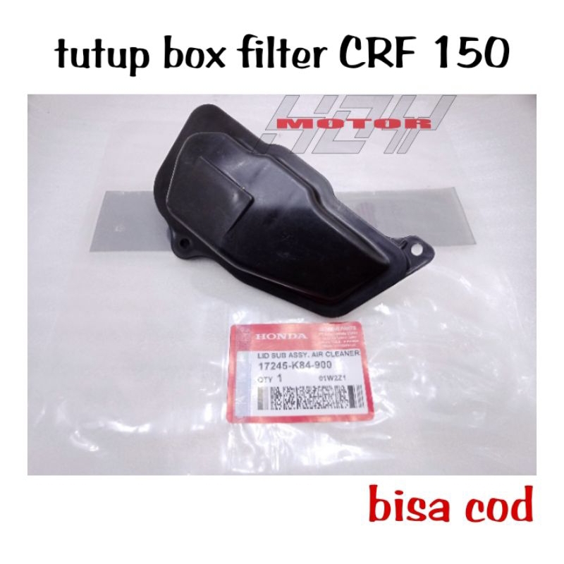 Cover tutup box bok filter saringan udara Honda CRF 150