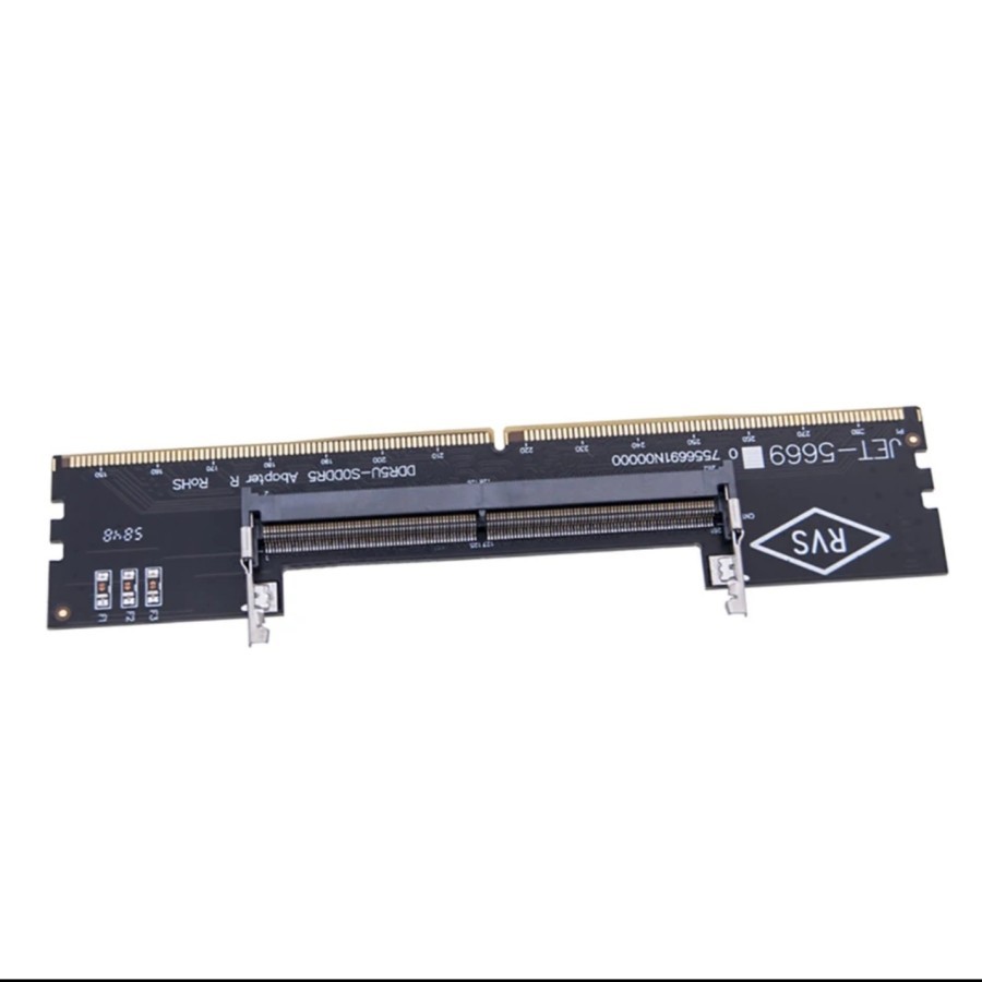 DDR3 / DDR4 / DDR5 laptop sodimm to desktop pcdimm converter adapter - ddr 5