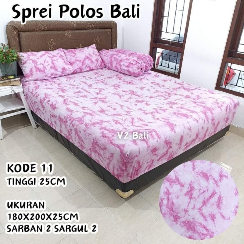 mudha-180x200x25/30cm Sprei Bali Polos