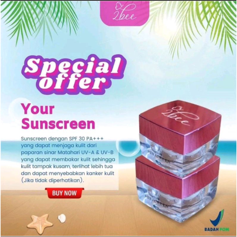 2bee your sunscreen