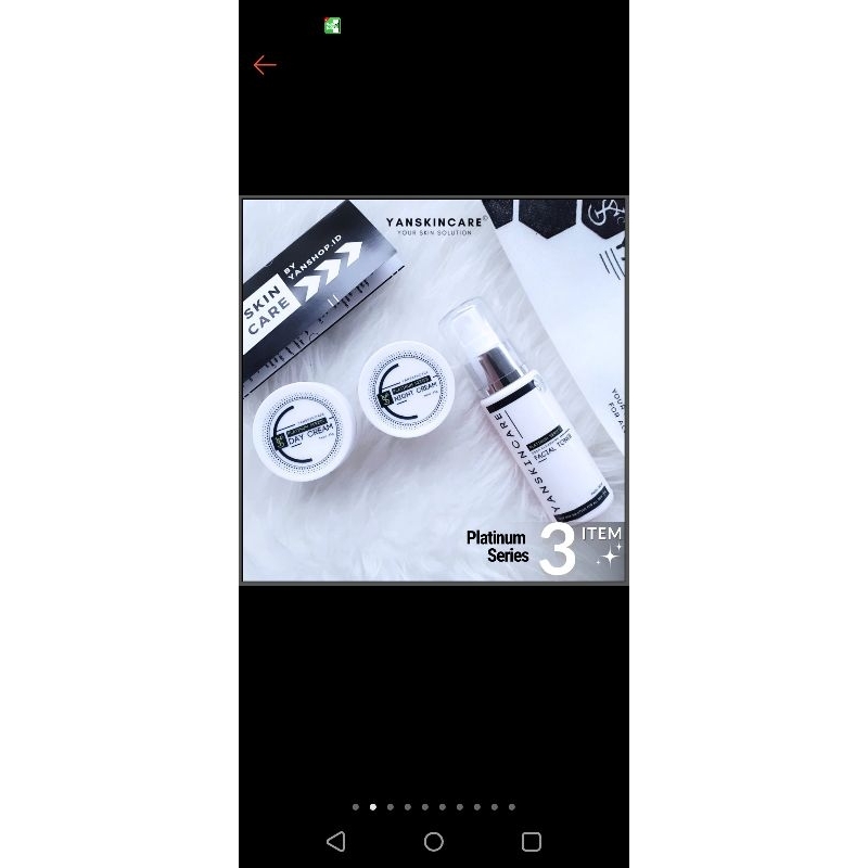 yanskincare paket hemat isi 3 exfoliating