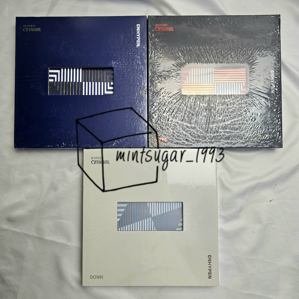 [ READY STOCK SEALED ] ENHYPEN - 2nd Mini Album BORDER : CARNIVAL ( UP | HYPE | DOWN ) LD Lucky Draw