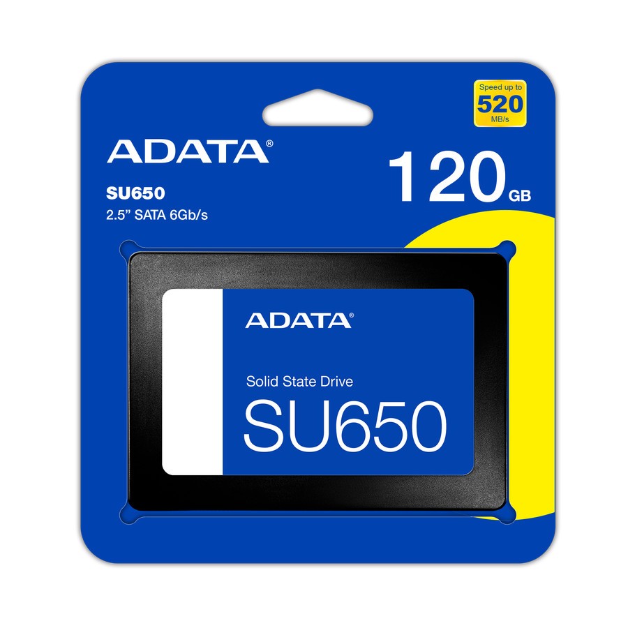 SSD ADATA SU650 120GB SATA III ( R/W Up to 520 / 450MB/s )