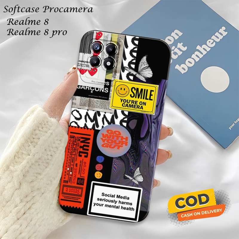 Casing Hp Realme 8 5G / 8 Pro Terbaru - Bahan Silicon Lentur - Case Realme 8 5G / 8 Pro - Soft Case 