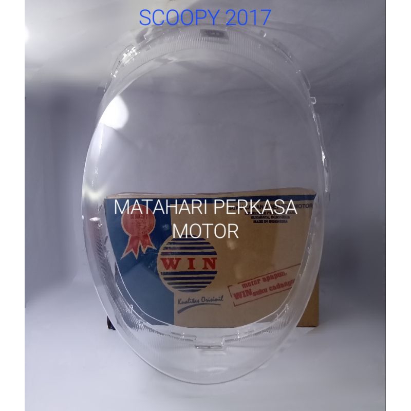 "WIN" MIKA LAMPU DEPAN MOTOR SCOOPY 2017
