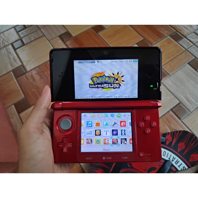 nintendo old 3ds reguler not xl cfw 64 Gb