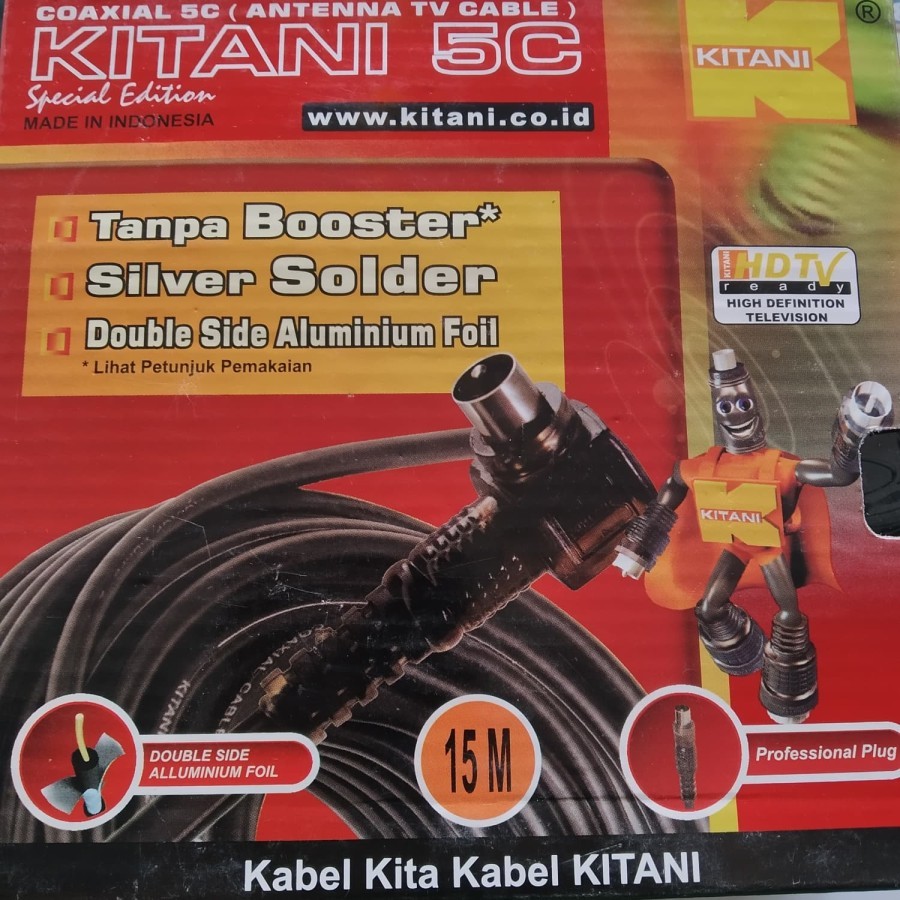 PAKET KABEL ANTENA KITANI 15 METER