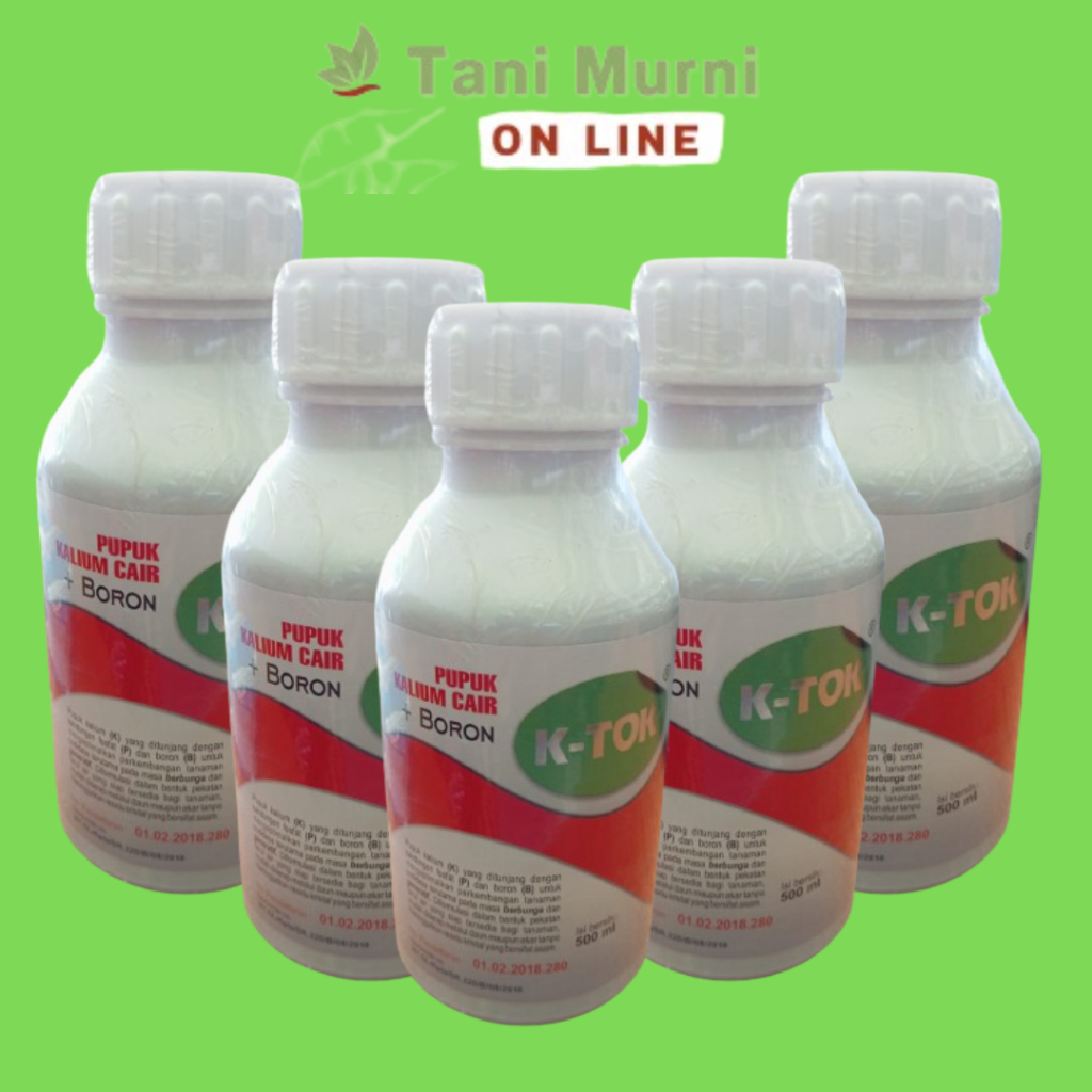Pupuk Kalium Cair + Boron K-TOK 500 Ml