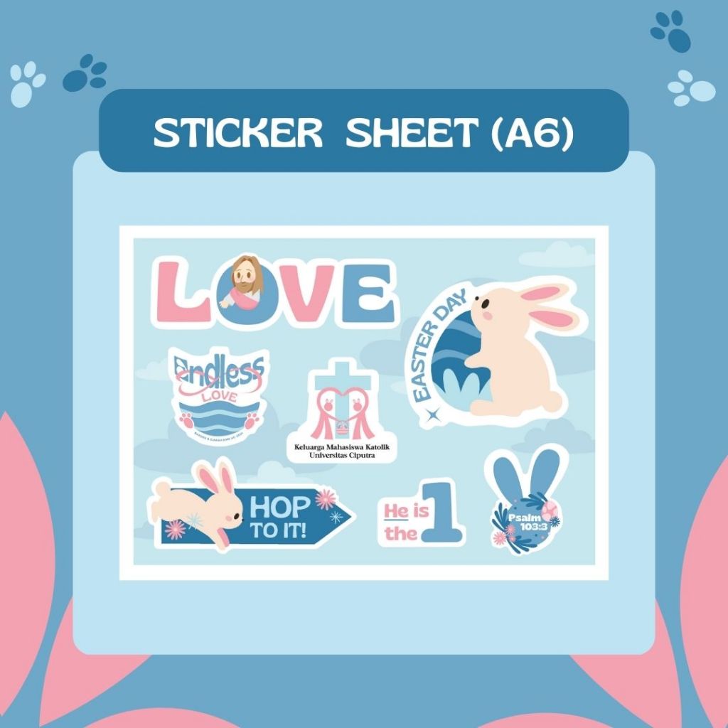 

MERCH ROHANI KRISTEN KATOLIK | ENDLESS LOVE | STICKER ONLY