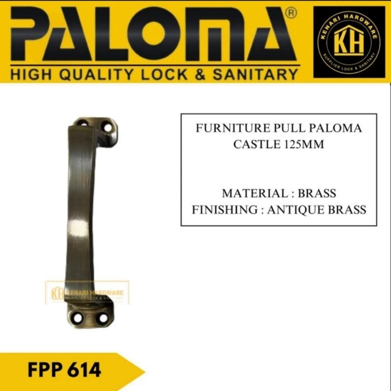 PALOMA FPP 614 CASTLE 125MM TARIKAN LACI / LEMARI / TARIKAN JENDELA