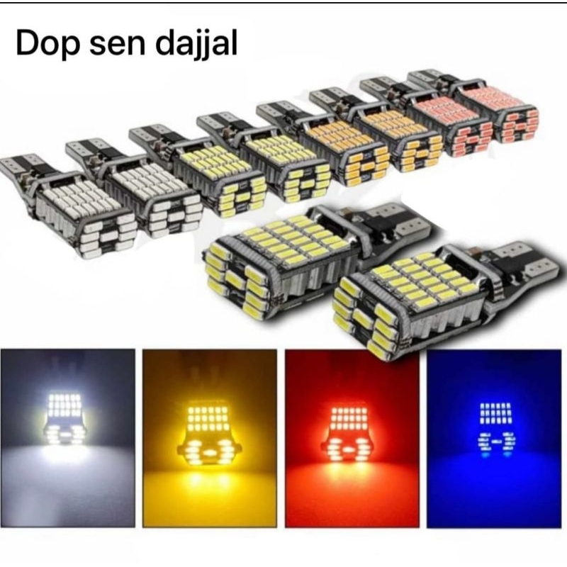 Sen Sein Dajjal T10 T15 45 LED Harga Sepasang 2 Pcs