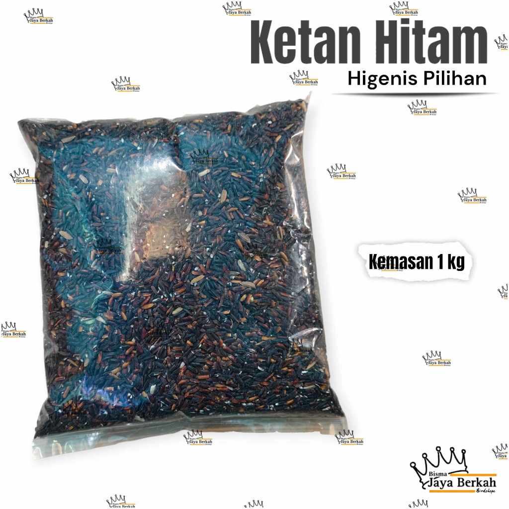 

KETAN HITAM KEMASAN 1 KG PILIHAN HIGENIS