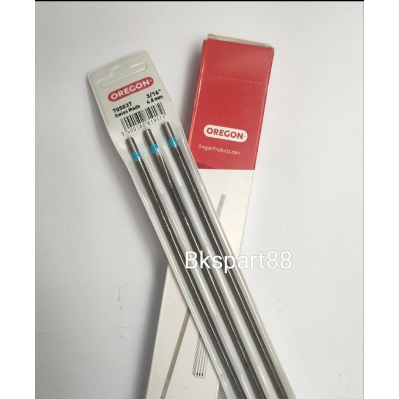 Kikir Oregon 4,8" (isi 3pcs) Bulat Kikir Oregon Asli Original