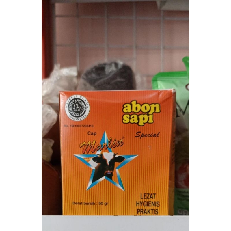 

Arbin Sapi Marlin !!! Abon sapi abon kering abon siap saji abon murah 50 gr