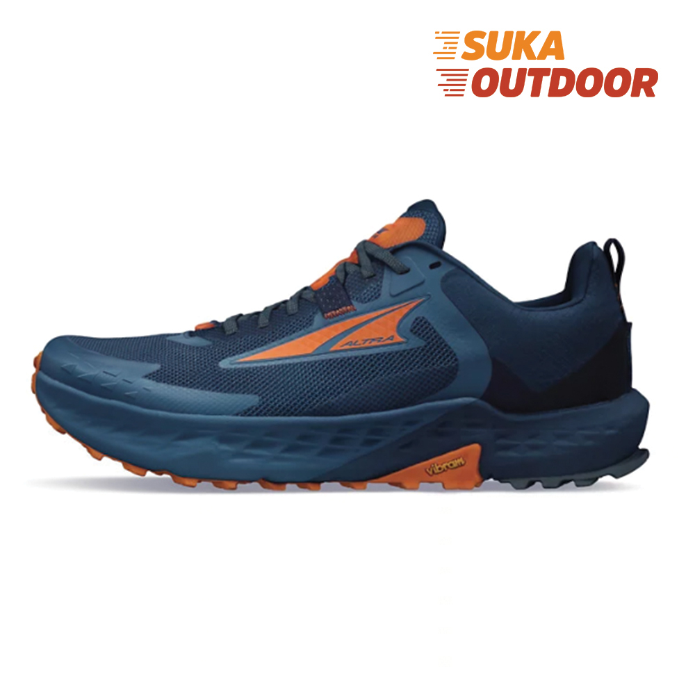 Altra Mens Timp 5 Trail Shoes - Blue/Orange