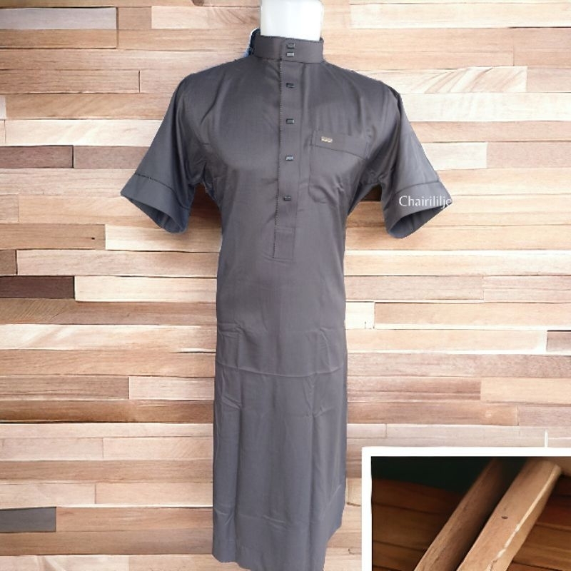 gamis pendek al wafa/gamis ikaf al wafa/jubah ikaf