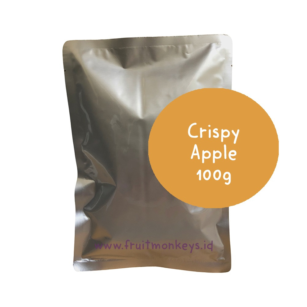 

Keripik freeze dried crispy apple fruit chip buah apel kering no skin tanpa kulit Fruit Monkeys (Super Size)