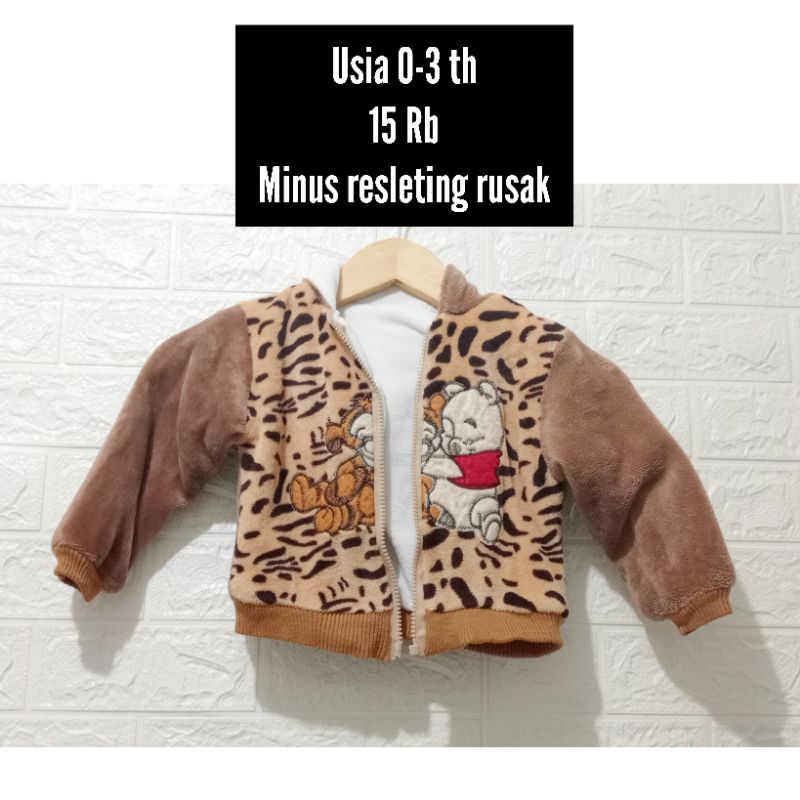 Jaket anak perempuan jaket bludru
