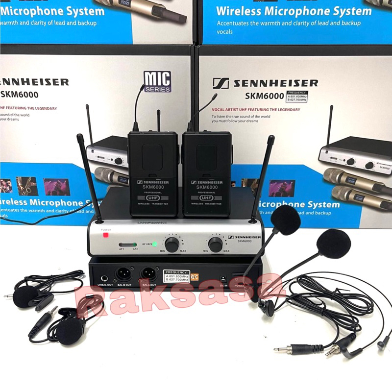 Mic wireless Sennheiser SKM6000 headset jepit sennheiser skm 6000