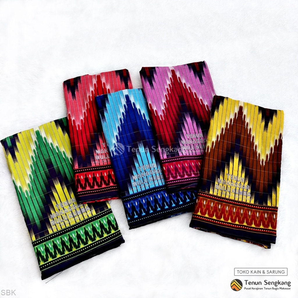 Sarung Makassar Bulukumba Halus - Tenun Sengkang SBK (Harga Per Pcs)