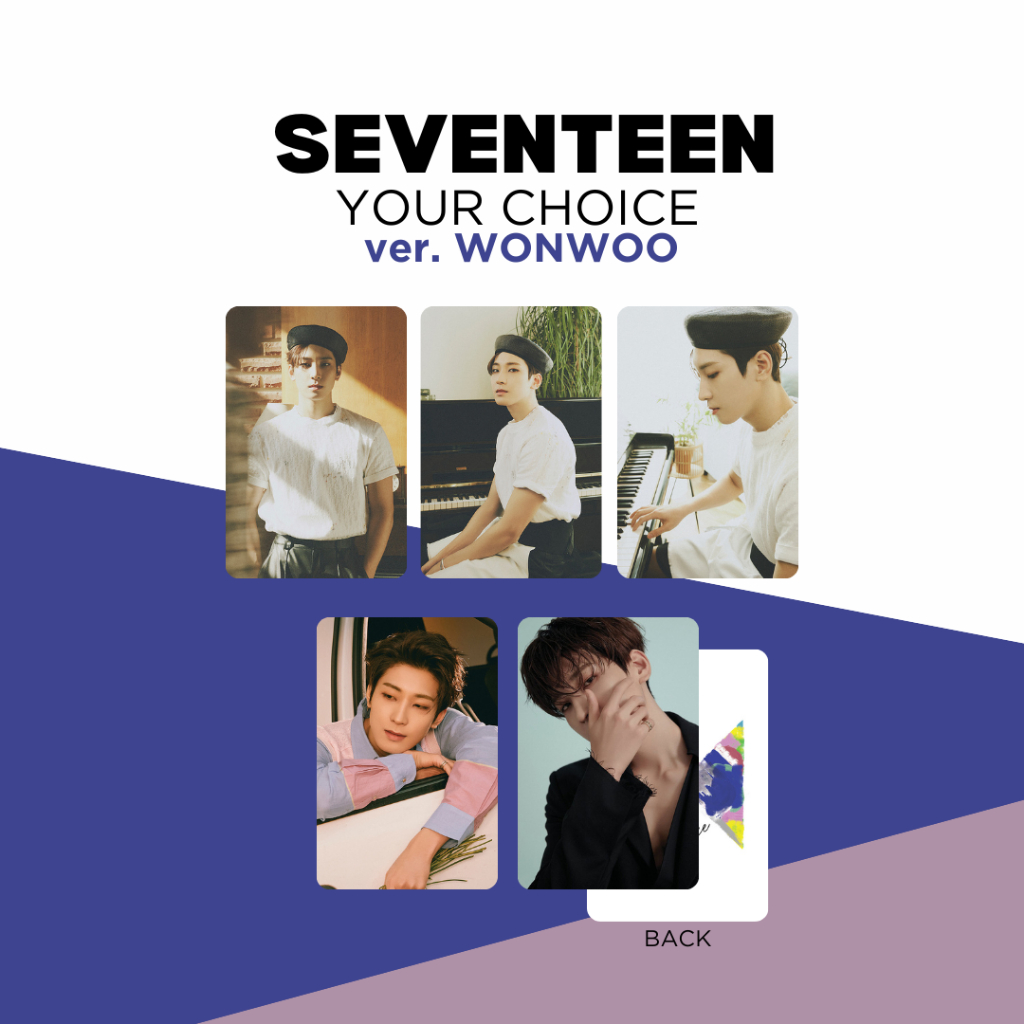 SEVENTEEN [YOUR CHOICE] one side other side - pc kpop unoff photocard 2 sisi svt SCOUPS JEONGHAN JOS