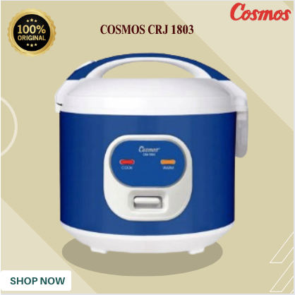 Cosmos Rice Cooker CRJ 1803 / Rice Cooker 1.2L/CRJ-1803/CRJ 1803/CRJ1803/MAGIC COM BERGARANSI ORI
