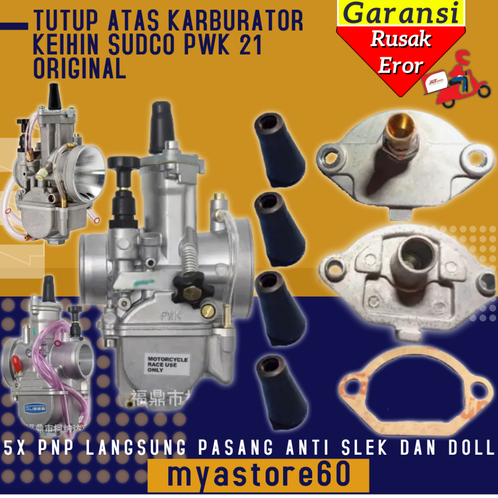 Sparepart Karburator Karbu Sudco KWS CPO NGO Carburator Tutup Besi Cangkang Atas PWK 21 PWK21 Penutu