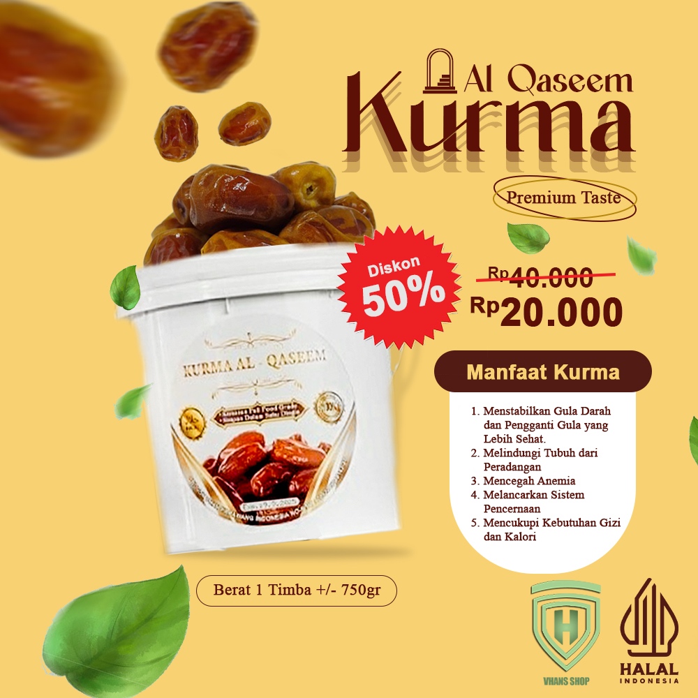 

OLEH-OLEH KURMA EMBER / KURMA AL QASSEEM / JAJAN LEBARAN / HAMPERS / JAJAN HARI RAYA IDUL FITRI / JAJAN DIET / MAKANAN LEBARAN / KURMA PREMIUM