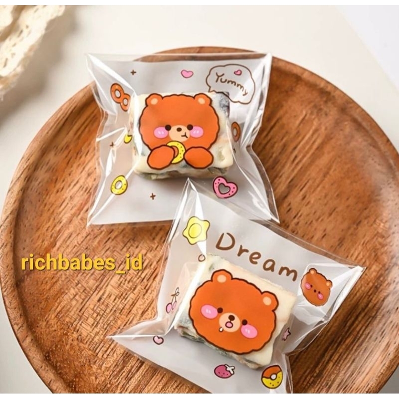 

10pcs OPP PLASTIK KEMASAN COOKIES 7x7CM / PLASTIK KUE / PLASTIK BISKUIT CUTE / PLASTIK NOUGAT / PLASTIK KACANG / PLASTIK HAMPERS / PLASTIK PERMEN