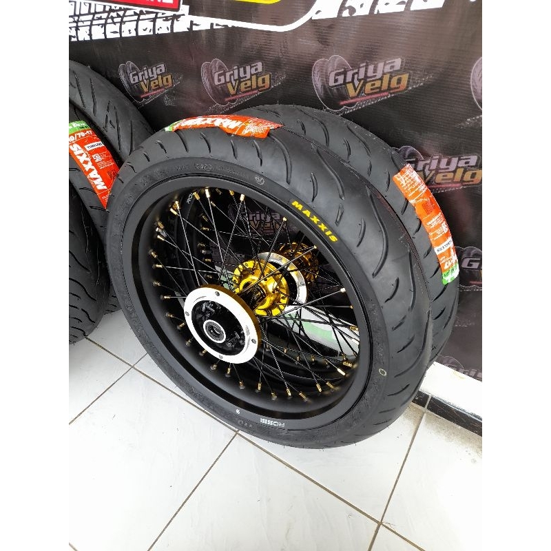 velg sumo klx ukuran 250 300 velg bekas tromol hitam